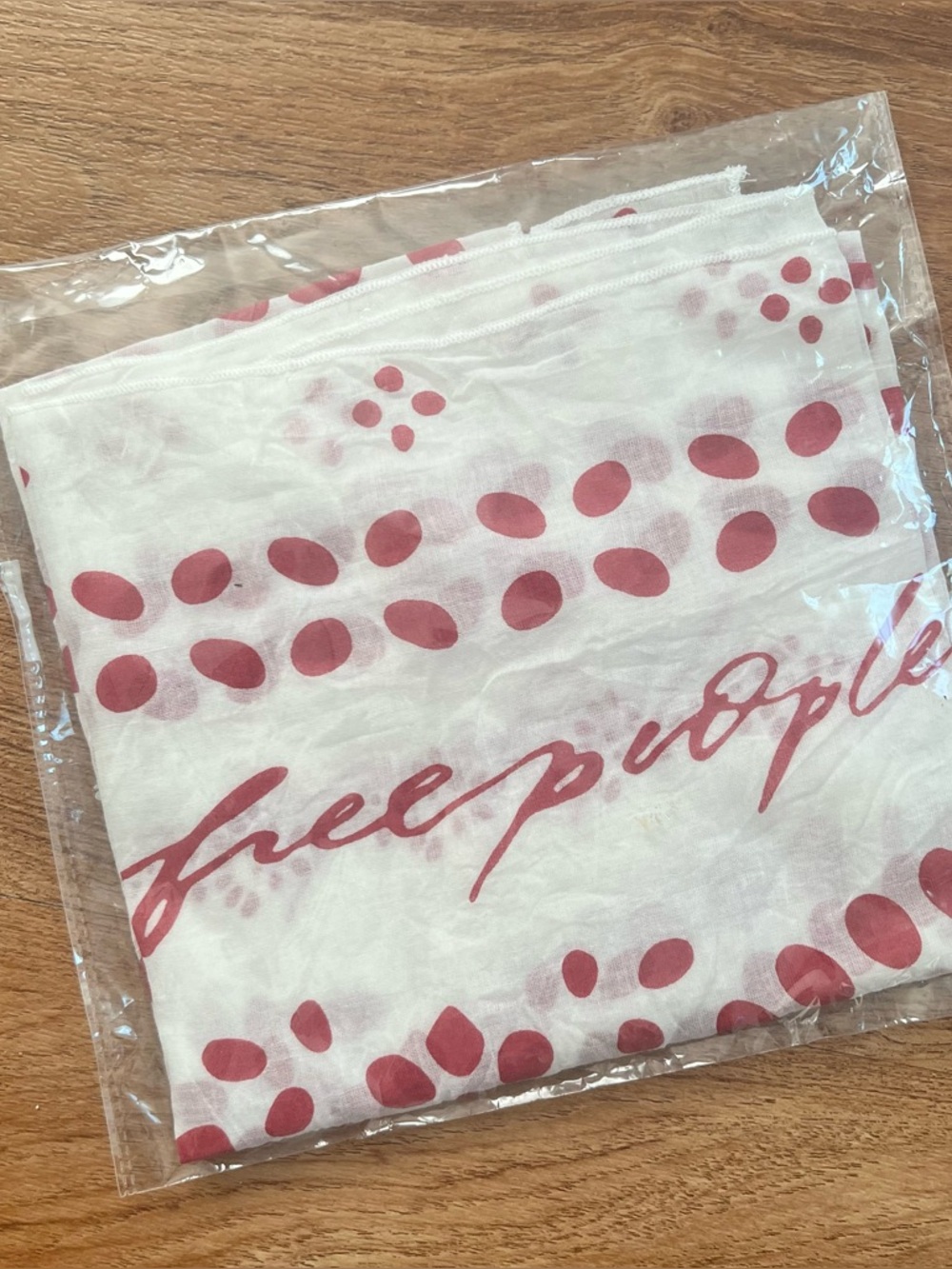Free People Warm Wishes Gift Wrap/Bandana/Scarf